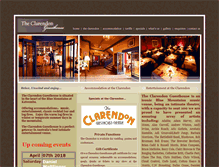 Tablet Screenshot of clarendonguesthouse.com.au